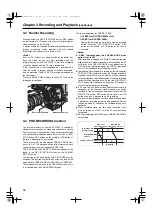 Предварительный просмотр 26 страницы Panasonic AJ-SPC700 Operating Instructions Manual