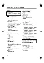 Предварительный просмотр 122 страницы Panasonic AJ-SPC700 Operating Instructions Manual