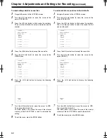 Preview for 62 page of Panasonic AJ-SPC700E Operating Instructions Manual