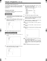 Preview for 70 page of Panasonic AJ-SPC700E Operating Instructions Manual