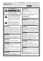 Preview for 2 page of Panasonic AJ-UPX360ED Operating Instructions Manual