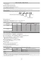 Preview for 50 page of Panasonic AJ-UPX360ED Operating Instructions Manual