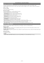 Preview for 131 page of Panasonic AJ-UPX360ED Operating Instructions Manual