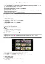 Preview for 159 page of Panasonic AJ-UPX360ED Operating Instructions Manual