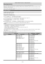 Предварительный просмотр 190 страницы Panasonic AJ-UPX360ED Operating Instructions Manual