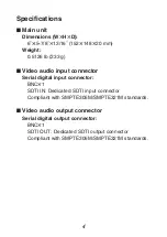 Preview for 4 page of Panasonic AJ-YAD250 Operating Instructions Manual