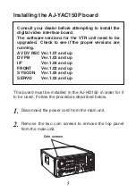 Preview for 5 page of Panasonic AJ-YAD250 Operating Instructions Manual