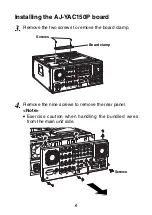 Preview for 6 page of Panasonic AJ-YAD250 Operating Instructions Manual