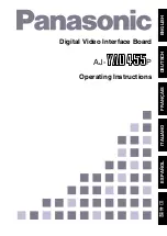 Preview for 1 page of Panasonic AJ-YAD455 Operating Instructions Manual