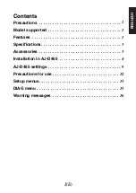 Preview for 3 page of Panasonic AJ-YAD455 Operating Instructions Manual