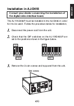 Preview for 5 page of Panasonic AJ-YAD455 Operating Instructions Manual