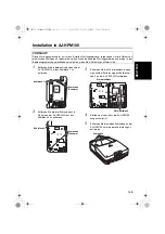 Предварительный просмотр 15 страницы Panasonic AJ-YBX200G Operating Instructions Manual