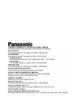 Preview for 10 page of Panasonic AJCA910 - 4 CH AUDIO ADA Operating Instructions Manual