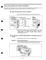 Предварительный просмотр 21 страницы Panasonic AJD200 - DVC PRO Operating Instructions Manual