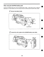 Предварительный просмотр 22 страницы Panasonic AJD200 - DVC PRO Operating Instructions Manual