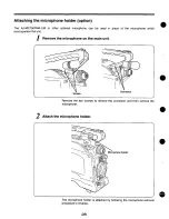 Предварительный просмотр 28 страницы Panasonic AJD200 - DVC PRO Operating Instructions Manual