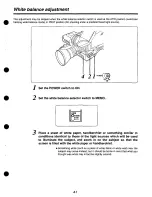 Предварительный просмотр 41 страницы Panasonic AJD200 - DVC PRO Operating Instructions Manual