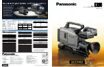 Panasonic AJD215 - DVCPRO CAMCORDER Specification Sheet preview