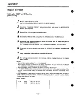 Preview for 14 page of Panasonic AJD220P - DVC PRO Operating Instructions Manual