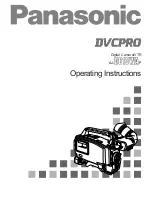 Предварительный просмотр 1 страницы Panasonic AJD610WA - DVCPRO Operating Instructions Manual