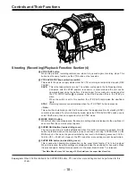 Предварительный просмотр 18 страницы Panasonic AJD610WA - DVCPRO Operating Instructions Manual