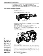 Предварительный просмотр 32 страницы Panasonic AJD610WA - DVCPRO Operating Instructions Manual