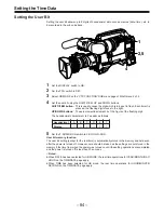 Preview for 84 page of Panasonic AJD610WA - DVCPRO Operating Instructions Manual