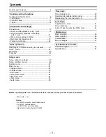 Preview for 3 page of Panasonic AJD650 - DVC PRO VTR Operating Instructions Manual