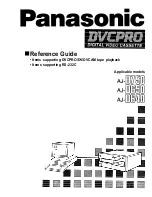 Preview for 53 page of Panasonic AJD650 - DVC PRO VTR Operating Instructions Manual