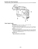 Предварительный просмотр 10 страницы Panasonic AJD700 - DVCPRO RECORDER Operating Instructions Manual