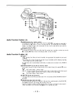 Предварительный просмотр 13 страницы Panasonic AJD700 - DVCPRO RECORDER Operating Instructions Manual