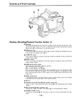 Предварительный просмотр 14 страницы Panasonic AJD700 - DVCPRO RECORDER Operating Instructions Manual