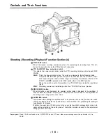 Предварительный просмотр 18 страницы Panasonic AJD700 - DVCPRO RECORDER Operating Instructions Manual