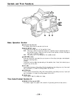 Предварительный просмотр 20 страницы Panasonic AJD700 - DVCPRO RECORDER Operating Instructions Manual