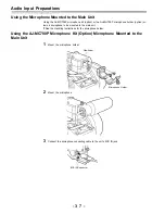 Предварительный просмотр 37 страницы Panasonic AJD700 - DVCPRO RECORDER Operating Instructions Manual