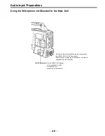 Предварительный просмотр 40 страницы Panasonic AJD700 - DVCPRO RECORDER Operating Instructions Manual