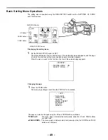 Предварительный просмотр 49 страницы Panasonic AJD700 - DVCPRO RECORDER Operating Instructions Manual