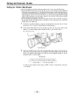 Предварительный просмотр 72 страницы Panasonic AJD700 - DVCPRO RECORDER Operating Instructions Manual