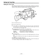 Предварительный просмотр 77 страницы Panasonic AJD700 - DVCPRO RECORDER Operating Instructions Manual