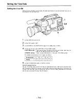 Предварительный просмотр 78 страницы Panasonic AJD700 - DVCPRO RECORDER Operating Instructions Manual