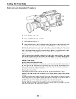 Предварительный просмотр 80 страницы Panasonic AJD700 - DVCPRO RECORDER Operating Instructions Manual