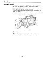 Предварительный просмотр 92 страницы Panasonic AJD700 - DVCPRO RECORDER Operating Instructions Manual