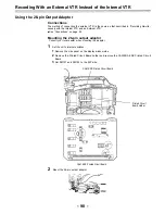 Предварительный просмотр 98 страницы Panasonic AJD700 - DVCPRO RECORDER Operating Instructions Manual