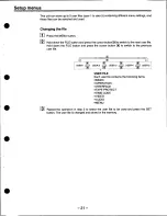 Предварительный просмотр 21 страницы Panasonic AJD780P - 4X DVCPRO VTR Operating Instructions Manual