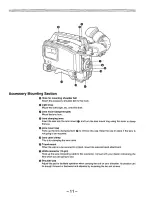 Предварительный просмотр 11 страницы Panasonic AJD810 - DVCPRO DIG CAMERA Operating Instructions Manual