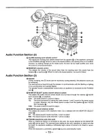 Предварительный просмотр 13 страницы Panasonic AJD810 - DVCPRO DIG CAMERA Operating Instructions Manual