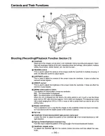 Предварительный просмотр 14 страницы Panasonic AJD810 - DVCPRO DIG CAMERA Operating Instructions Manual