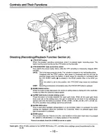 Предварительный просмотр 18 страницы Panasonic AJD810 - DVCPRO DIG CAMERA Operating Instructions Manual