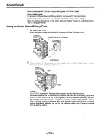 Предварительный просмотр 23 страницы Panasonic AJD810 - DVCPRO DIG CAMERA Operating Instructions Manual