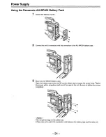 Предварительный просмотр 24 страницы Panasonic AJD810 - DVCPRO DIG CAMERA Operating Instructions Manual